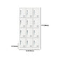 Contemporary Style Wardrobe White Metal Wardrobe Closet for Home Clearhalo 'Armoires & Wardrobes' 'armoires_wardrobes' 'Bedroom Furniture' 'furn' 'furn_armoires_wardrobes' 'Furniture' 5530168