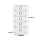 Contemporary Style Wardrobe White Metal Wardrobe Closet for Home Clearhalo 'Armoires & Wardrobes' 'armoires_wardrobes' 'Bedroom Furniture' 'furn' 'furn_armoires_wardrobes' 'Furniture' 5530169