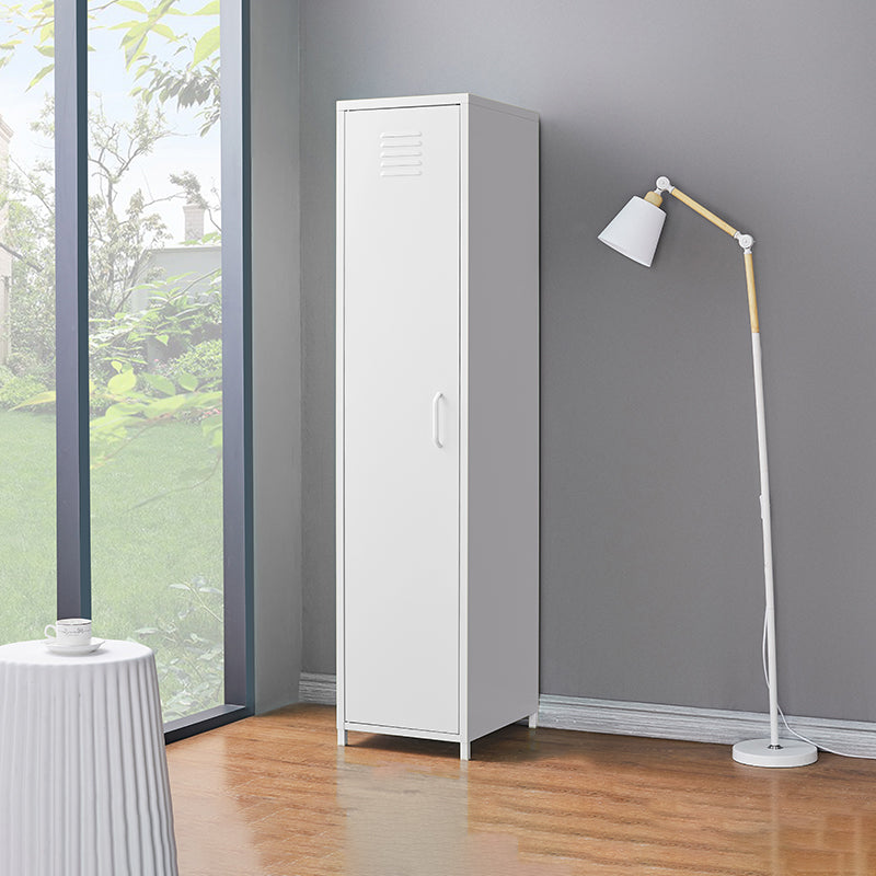 Stalen eigentijdse garderobe -armoire met benen scharnierende opbergkast
