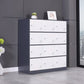 Contemporary Wardrobe Metal Wardrobe Closet for Home,35.43" D x 15.75" W x 39.37" H Clearhalo 'Armoires & Wardrobes' 'armoires_wardrobes' 'Bedroom Furniture' 'furn' 'furn_armoires_wardrobes' 'Furniture' 5530219