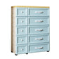 Plastic Storage Cabinet With Drawer Modern Wardrobe Armoire for Home