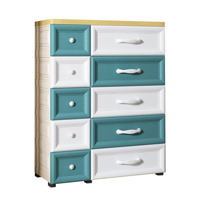 Plastic Storage Cabinet With Drawer Modern Wardrobe Armoire for Home