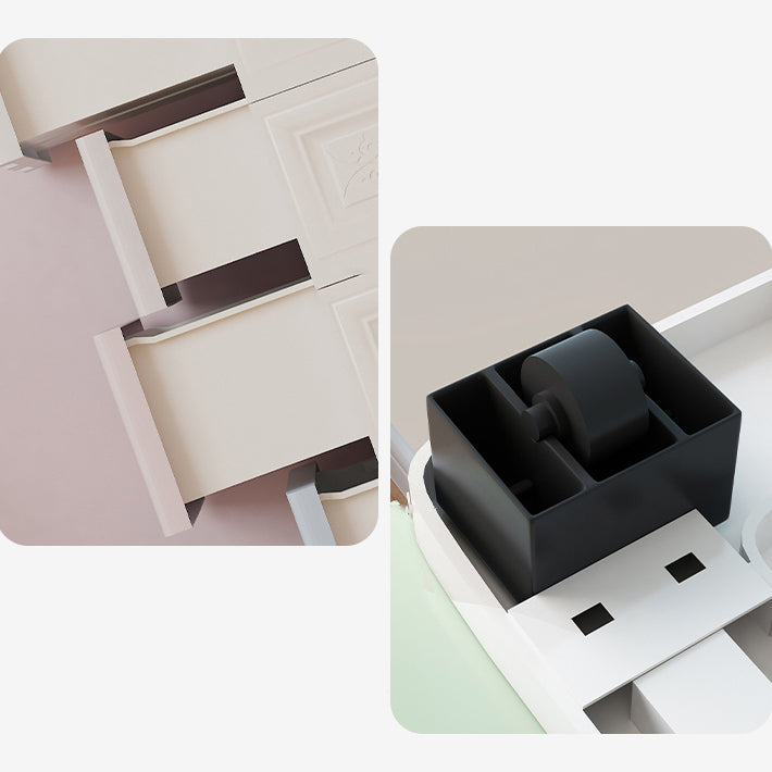 Plastic Storage Cabinet With Drawer Modern Wardrobe Armoire for Home