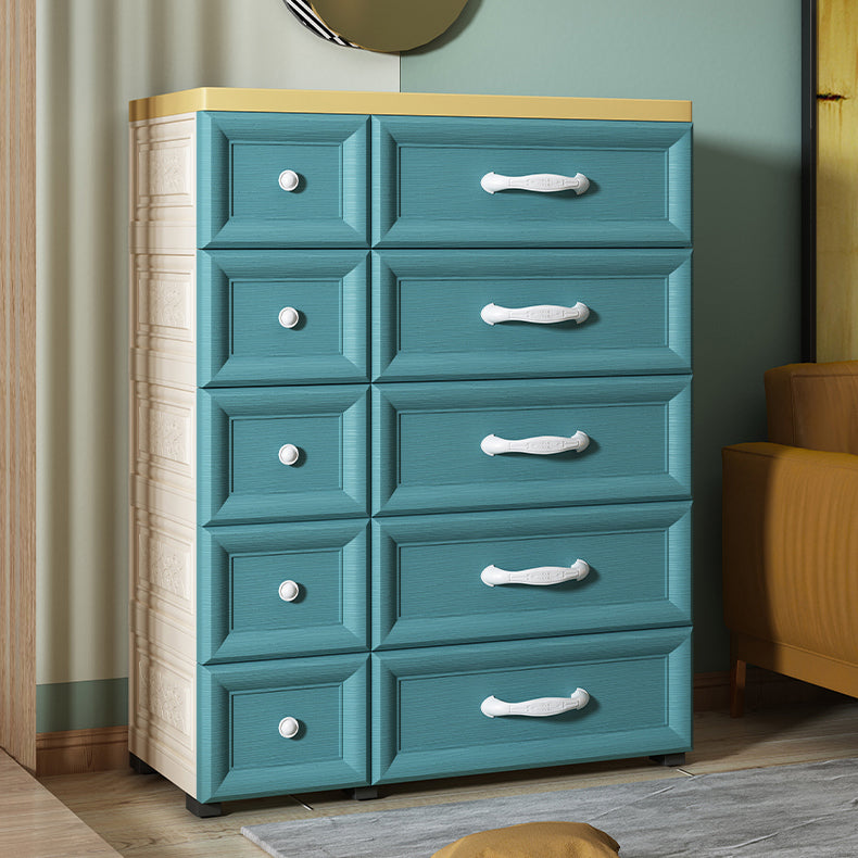 Plastic Storage Cabinet With Drawer Modern Wardrobe Armoire for Home