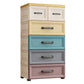 Plastic Storage Cabinet With Drawer Modern Wardrobe Armoire for Home