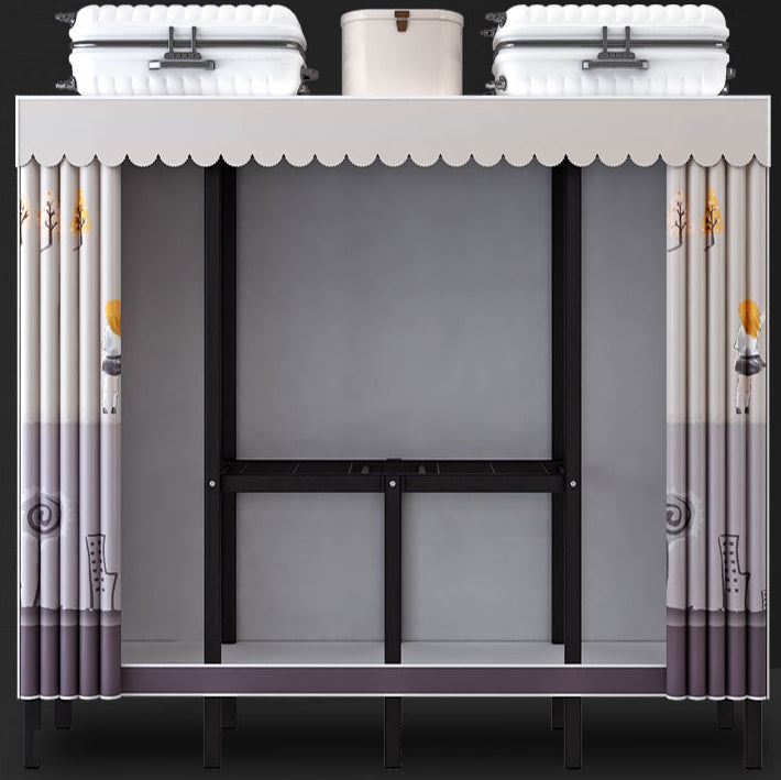 Gabinete de armario de acero de armario de estilo plegable de estilo contemporáneo para el hogar para el hogar