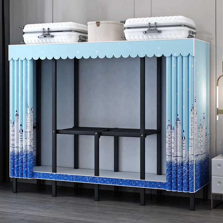 Gabinete de armario de acero de armario de estilo plegable de estilo contemporáneo para el hogar para el hogar