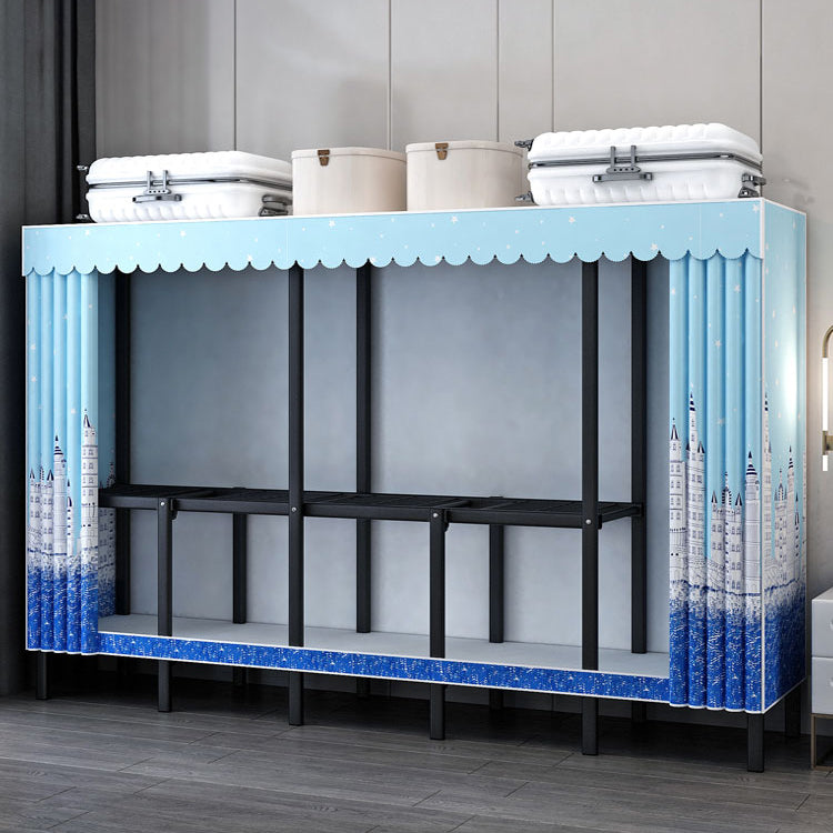 Gabinete de armario de acero de armario de estilo plegable de estilo contemporáneo para el hogar para el hogar