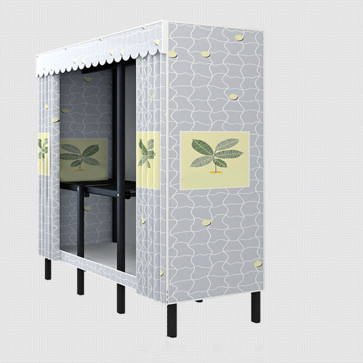 Gabinete de armario de acero de armario de estilo plegable de estilo contemporáneo para el hogar para el hogar