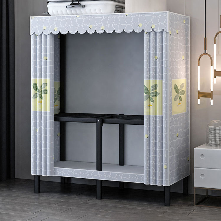 Gabinete de armario de acero de armario de estilo plegable de estilo contemporáneo para el hogar para el hogar