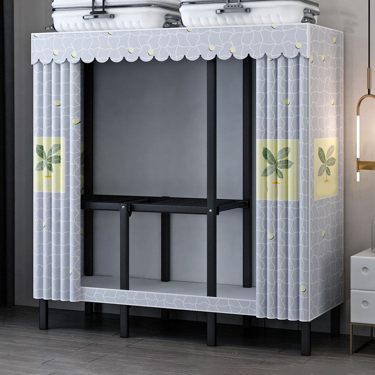 Gabinete de armario de acero de armario de estilo plegable de estilo contemporáneo para el hogar para el hogar