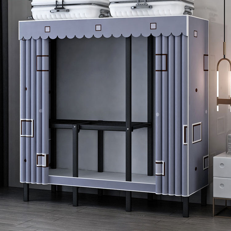 Gabinete de armario de acero de armario de estilo plegable de estilo contemporáneo para el hogar para el hogar