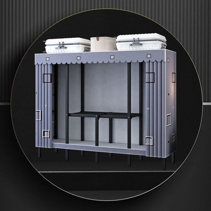 Gabinete de armario de acero de armario de estilo plegable de estilo contemporáneo para el hogar para el hogar