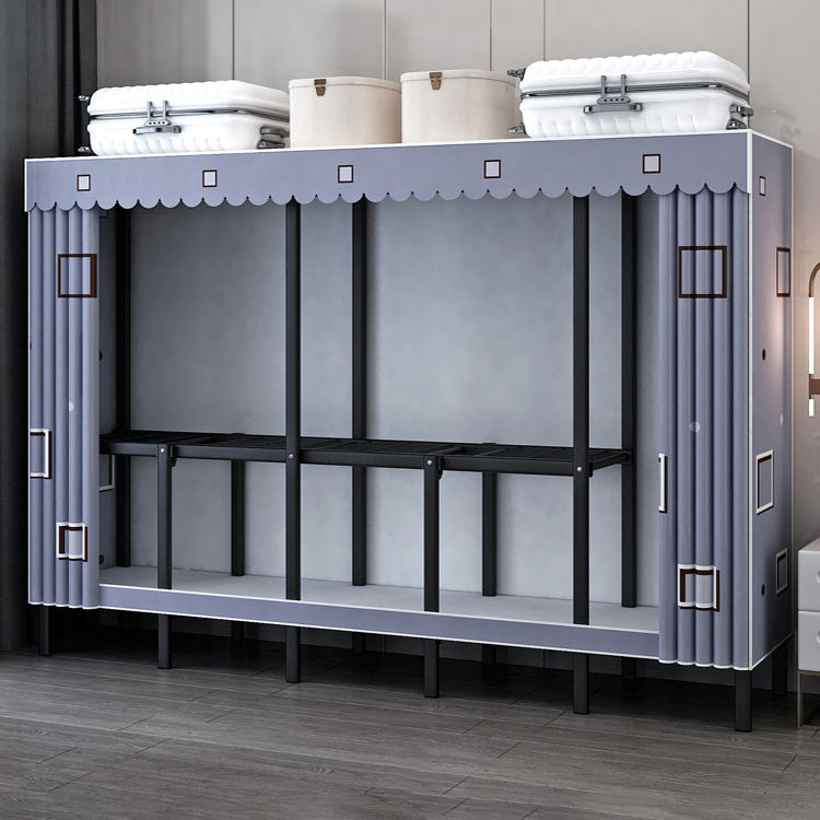 Gabinete de armario de acero de armario de estilo plegable de estilo contemporáneo para el hogar para el hogar