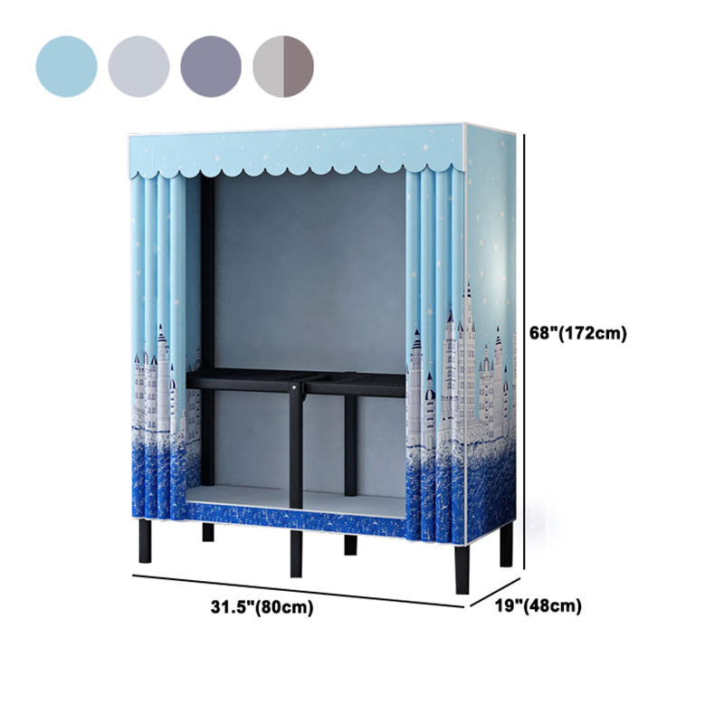 Gabinete de armario de acero de armario de estilo plegable de estilo contemporáneo para el hogar para el hogar