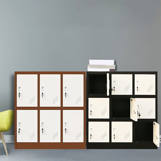 Armario de metal de vestuario de estilo moderno para el hogar, 35.43 "D x 16.54" W x 39.37 "H