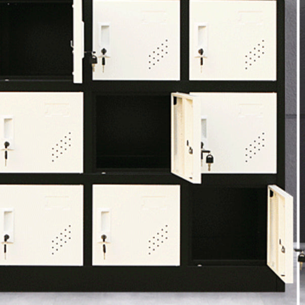 Armario de metal de vestuario de estilo moderno para el hogar, 35.43 "D x 16.54" W x 39.37 "H