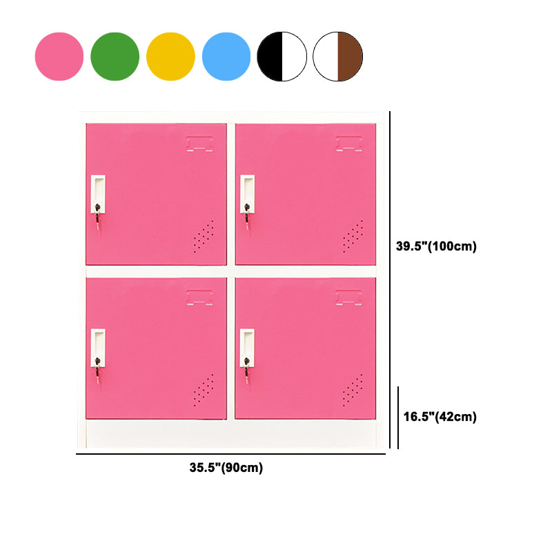 Armario de metal de vestuario de estilo moderno para el hogar, 35.43 "D x 16.54" W x 39.37 "H