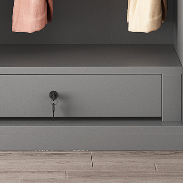 モダンなワードローブアーモアは、引き出し付きの木製ワードローブキャビネットをエンジニアリングしました