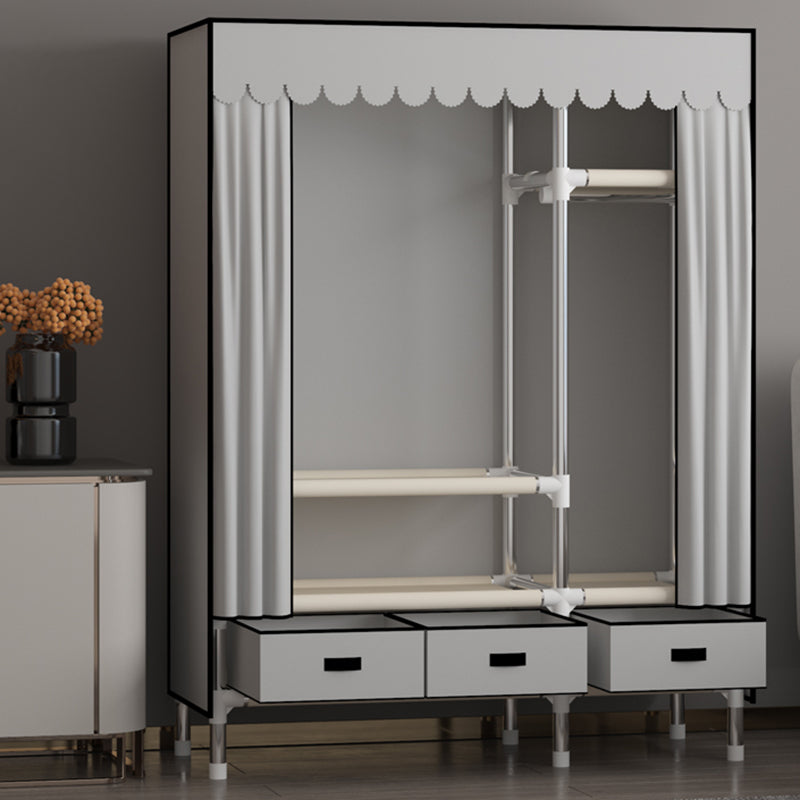 Armadio in metallo armadio armadio in stile contemporaneo con cassetti