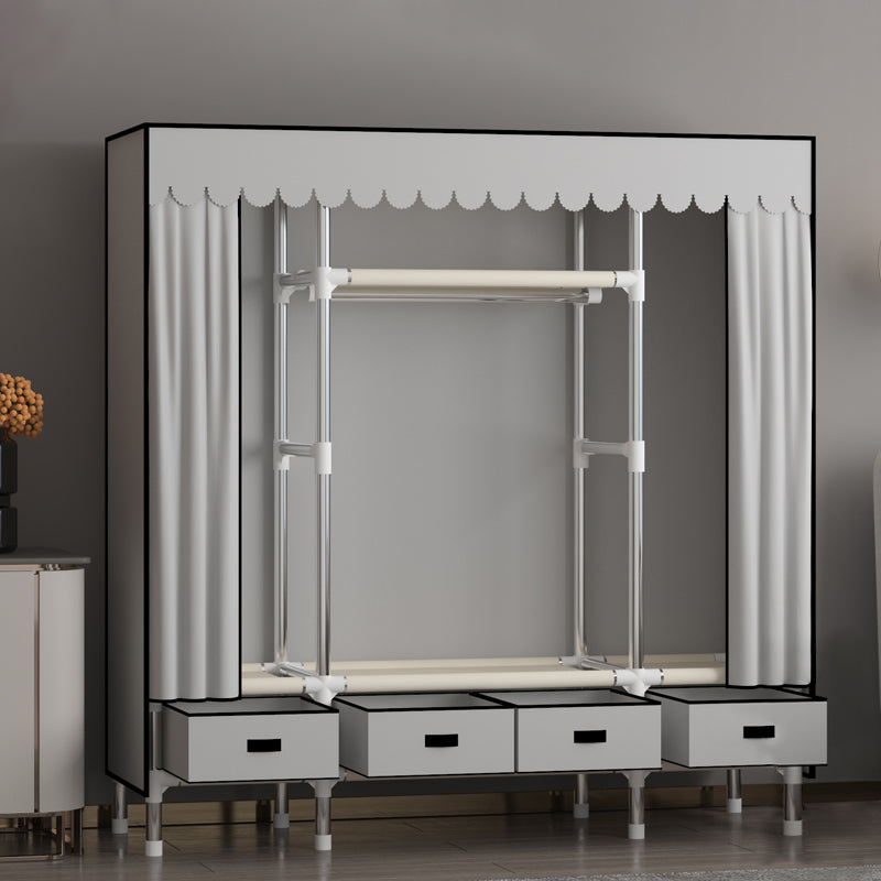 Armadio in metallo armadio armadio in stile contemporaneo con cassetti