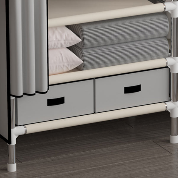 Armadio in metallo armadio armadio in stile contemporaneo con cassetti