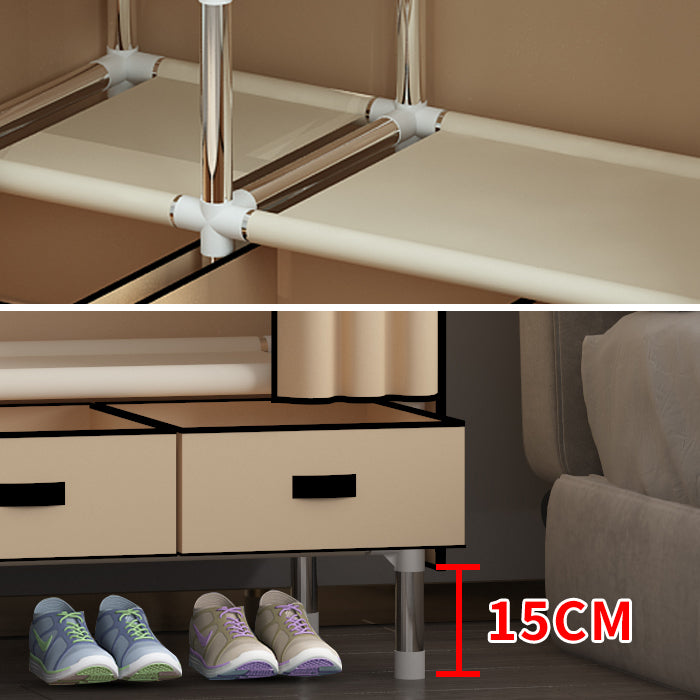 Armadio in metallo armadio armadio in stile contemporaneo con cassetti