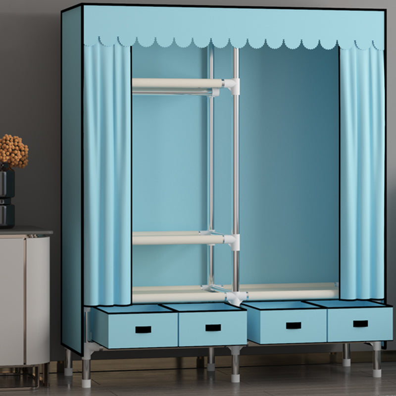 Armadio in metallo armadio armadio in stile contemporaneo con cassetti