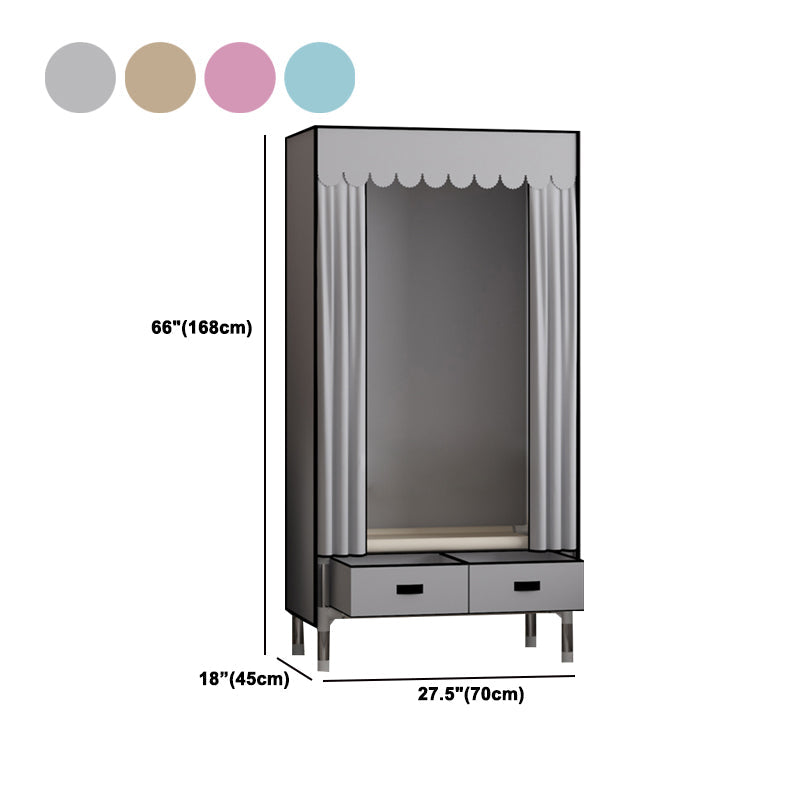 Armadio in metallo armadio armadio in stile contemporaneo con cassetti