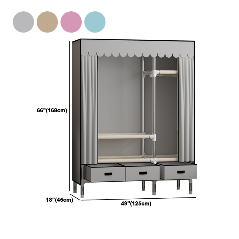 Armadio in metallo armadio armadio in stile contemporaneo con cassetti