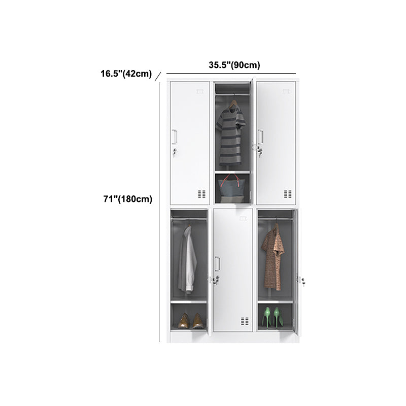 Metalen witte opbergkast eigentijdse kast voor badkamer