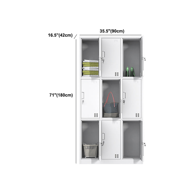 Metalen witte opbergkast eigentijdse kast voor badkamer