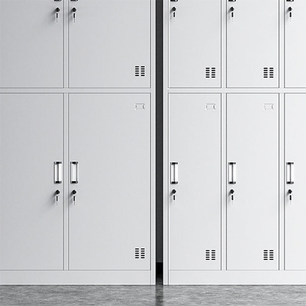 Witte stalen garderobe kast eigentijds scharnierende garderobe kast