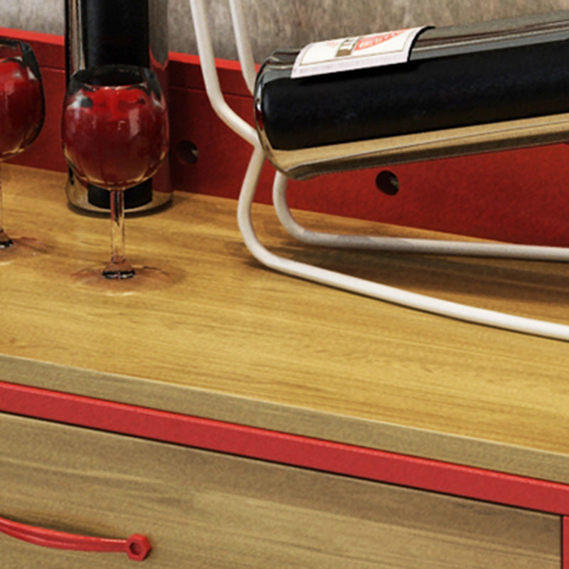 Sideboard in metallo in metallo in stile stile contemporaneo con porta per la cucina