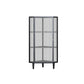 Modern Style Side Board Metal Sideboard with Glass Door for Kitchen