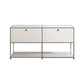 Sidebordo in acciaio inossidabile in stile moderno Sideboard bianca per soggiorno