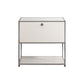 Sidebordo in acciaio inossidabile in stile moderno Sideboard bianca per soggiorno