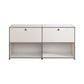 Sidebordo in acciaio inossidabile in stile moderno Sideboard bianca per soggiorno