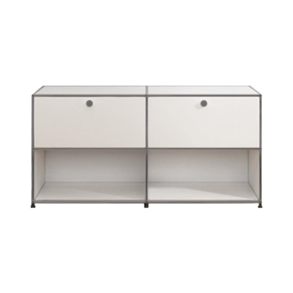 Sidebordo in acciaio inossidabile in stile moderno Sideboard bianca per soggiorno