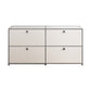 Sidebordo in acciaio inossidabile in stile moderno Sideboard bianca per soggiorno