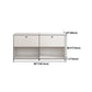 Sidebordo in acciaio inossidabile in stile moderno Sideboard bianca per soggiorno
