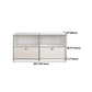 Sidebordo in acciaio inossidabile in stile moderno Sideboard bianca per soggiorno