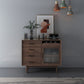 Porta e cassetto Sideboard Wood Simple Style Armadio per sala da pranzo