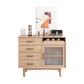 Porta e cassetto Sideboard Wood Simple Style Armadio per sala da pranzo