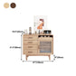 Porta e cassetto Sideboard Wood Simple Style Armadio per sala da pranzo