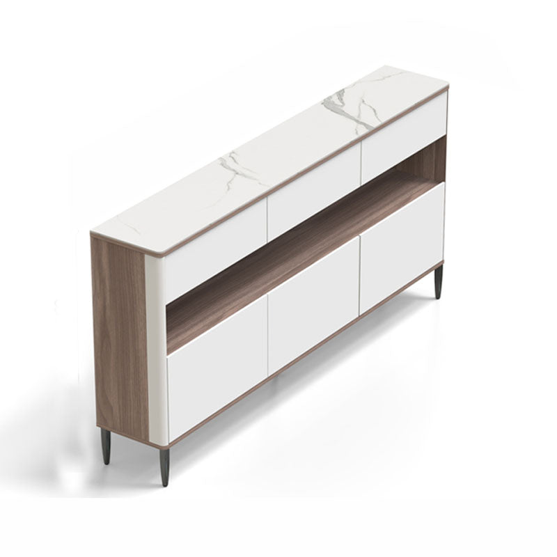 Server della porta e dei cassetti in stile glam per la cucina di casa