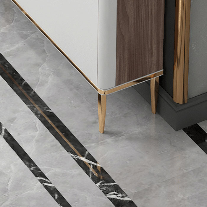 Server della porta e dei cassetti in stile glam per la cucina di casa