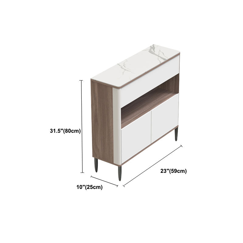 Server della porta e dei cassetti in stile glam per la cucina di casa