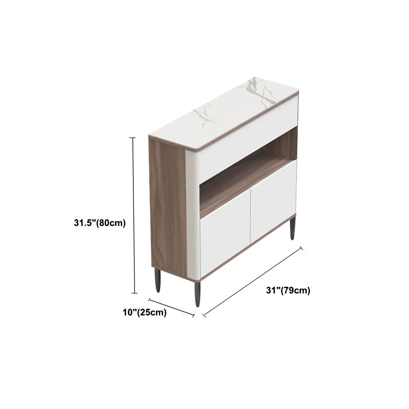 Server della porta e dei cassetti in stile glam per la cucina di casa