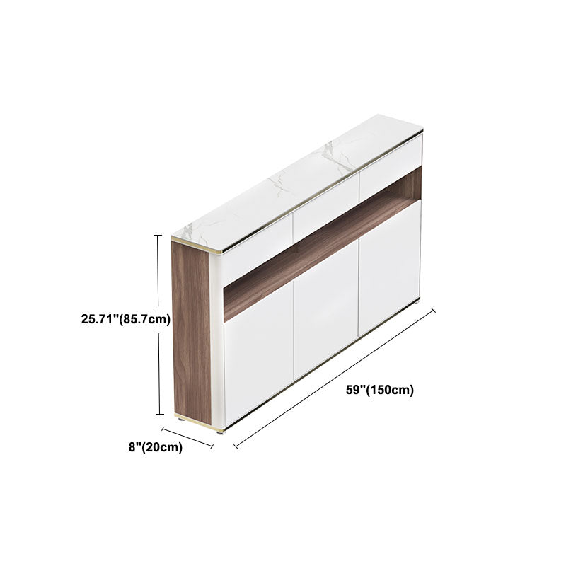 Server della porta e dei cassetti in stile glam per la cucina di casa